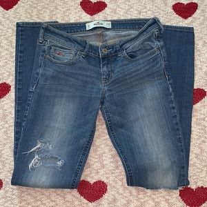 Distressed, Hollister jeans